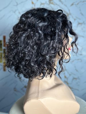 Rose peruca de cabelo humano